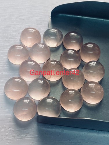 Naturel rose quartz rond - rose,