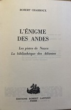 L’enigme des Andes, Robert