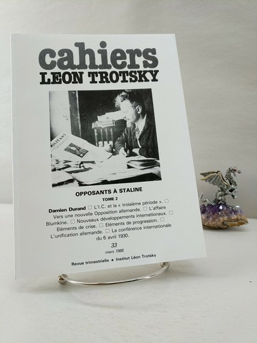 Cahiers opposants à - 33,,