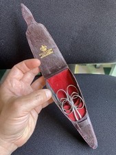 Coffret écrin de dentellière pour ciseaux argent objet de luxe Mappin & Webb