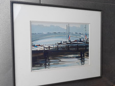 peinture ancienne signée Henri de Jordan peintre marine Royan