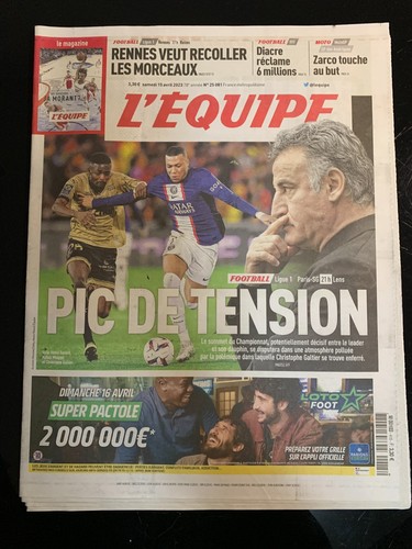 Equipe journal 04 2023 - l'equipe,