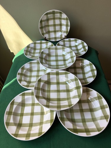 Assiettes creuses faïence - 9,