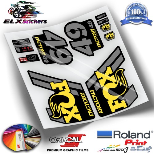 Autocollants fourche fox 29 - 40,
