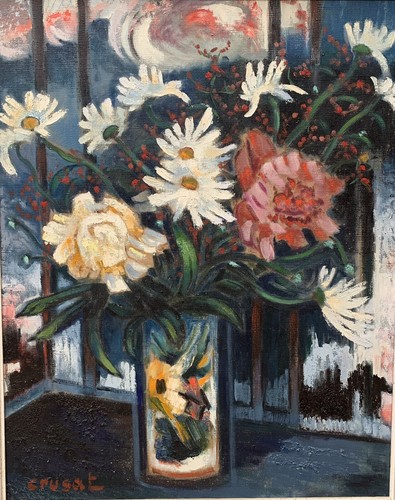 Tableau moderne grand bouquet - tableau,