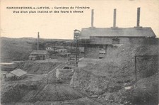 CPA 49 CHAUDEFONDS S LAYON CARRIERES DE L´ORCHERE VUE D'UN PLAN INCLINE ET DES F