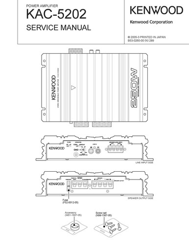 Manuel service pour kenwood - service,