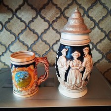 le lot Chope à bière vintage