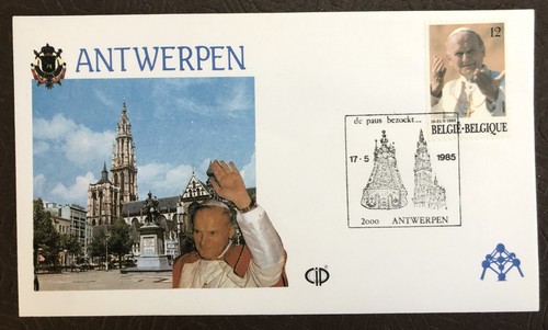 Fdc belgium pope john paul - ,