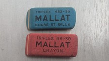 gommes vintage2 GOMMES DE COLLECTION MALLAT TRIPLEX 481-30 MALLAT ANCIENNE/VINTA