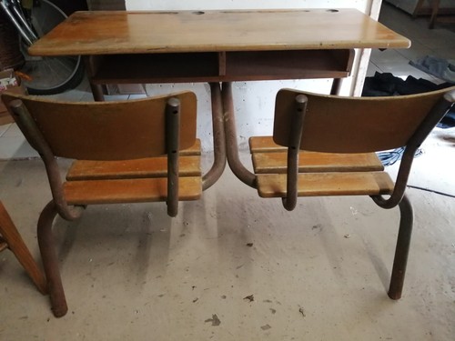 Meuble bureau écolier encrier - meuble,