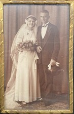 Cadre Photo Caddy Art Nouveau Vintage Sichtmaße 13,3 X 8,2 CM