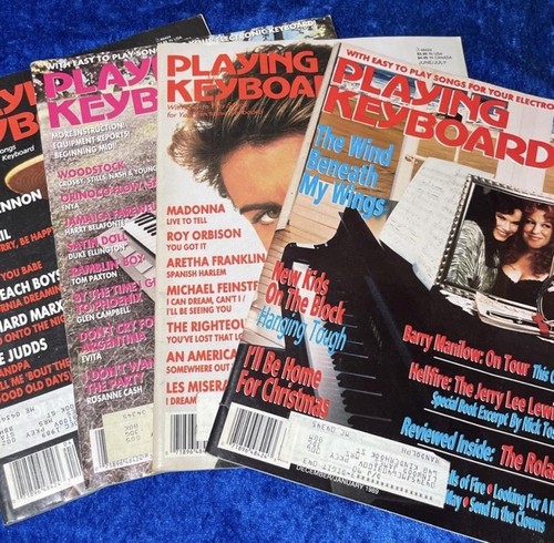 Vintage playing keyboards - vintage,