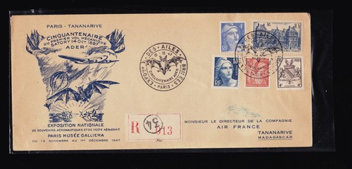 France histoire postale 1947 - histoire,