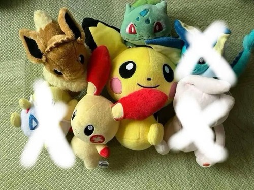 Lot peluche pokemon - peluche, evoli
