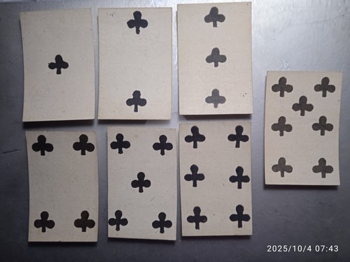 Cartes jouer anciennes - 7,