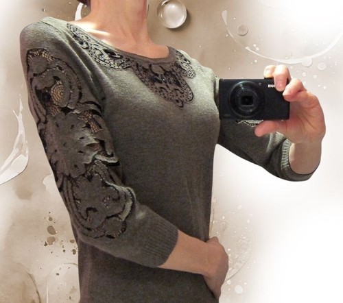 Robe pull marron - pull, patrice