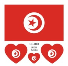 TATOUAGE TEMPORAIRE DRAPEAUX (