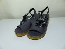 Espadrille fantaisie, marque Toni Pons, semelle compensée, pointure 40 