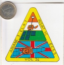 AUTOCOLLANT. ARIANE 3 ELA 1 Vol 24