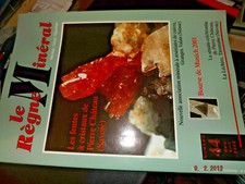 42§§ Revue Le Regne Mineral n°44 Fentes à Cristaux Pierre Chateau / Lechere