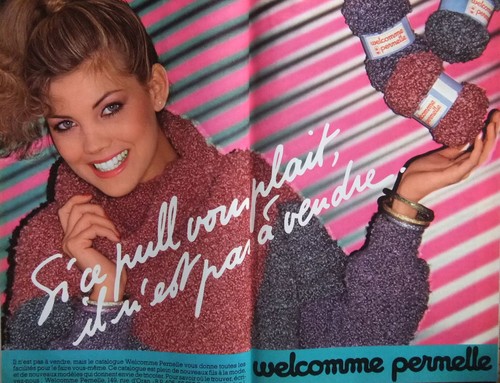 Publicité 1980 laine welcomme - laine,
