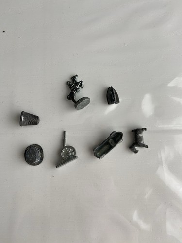 Lot pions monopoly métal - 7,