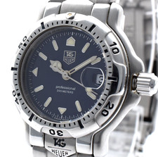 Montre Femme Vintage[N MINT] TAG HEUER 6000 Professional WH1351-K1 Blue Qz JAPAN