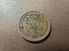 Belgique: monnaie 2 centimes 1833 listel large + coins ébréchés -Ref 99