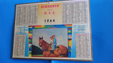 Calendrier  Almanach des Postes et Télégraphes  1964 DEPARTEMENT INDRE  CHEVAL