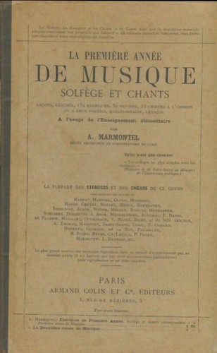 Première année de - la,