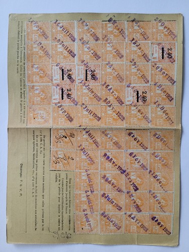 Timbres socio postaux - (38),