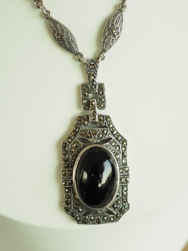 Collier ancien argent massif - argent,