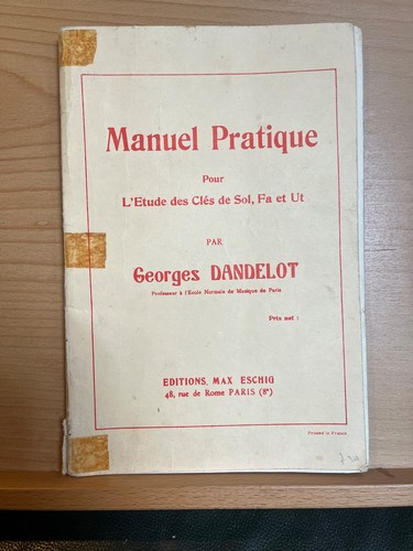Georges dandelot manuel - georges,