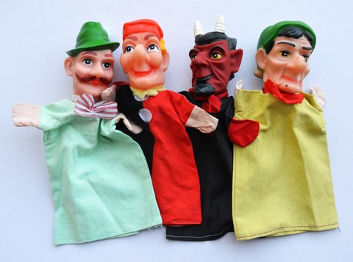 Lot marionnettes à main - marionnettes,