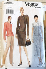 Patron de couture Vogue vintage 9698 3 tenues jupes pantalon hauts