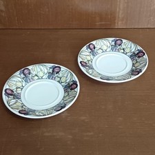 Sous Tasse Roxburgh, Soucoupe, Dunoon, Style Macintosh, Scotland, 15cm