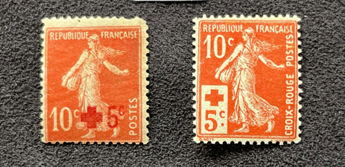 Timbres france 1914 profit - 1914,