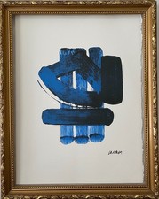 Pierre Soulages (After) - Untitled blue
