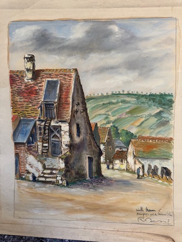 Raymond besse gouache - besse,