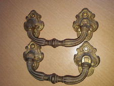 2 POIGNEE DE PIANO EN BRONZE