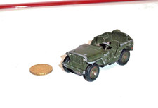 DINKY TOYS - JEEP Ref 80 B - EPAVE A RESTAURER - IDEAL POUR DIORAMA WWII -