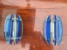 Appliques Lampes Veca Italie 1970 Fontana Arte Murano Tablette