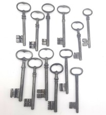 Lot de 12 clés fer forgé 109-134 mm Chateau portail Old key Castel C26B