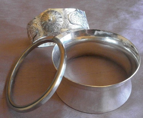 Bracelets métal argenté - 3,