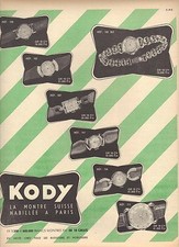 PUBLICITE ADVERTISING  1952