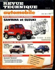 REVUE TECHNIQUE AUTOMOBILE N° 502 - Santana et Suzuki, Evolution