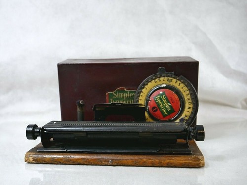 Simplex typewriter usa 1907 - typewriter,
