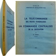 Télécommande postes aiguillages SNCF 1961 Dheu Installations fixes chemin de fer