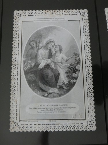 Image pieuse canivet dentelle - pieuse,